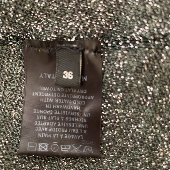 Isabel Marant Dark Grey Sleeveless V Neckline Top SZ 4/36 - Picture 8 of 8